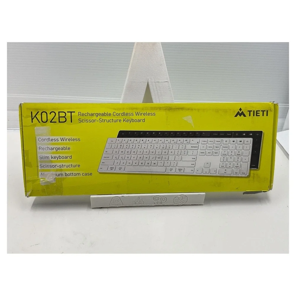 TIETI K02BT‎ Wireless Keyboard Rechargeable Slim